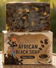 African Black Bar Soap