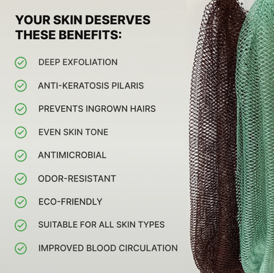 The Traditional African Handcrafted Body Net Sponge